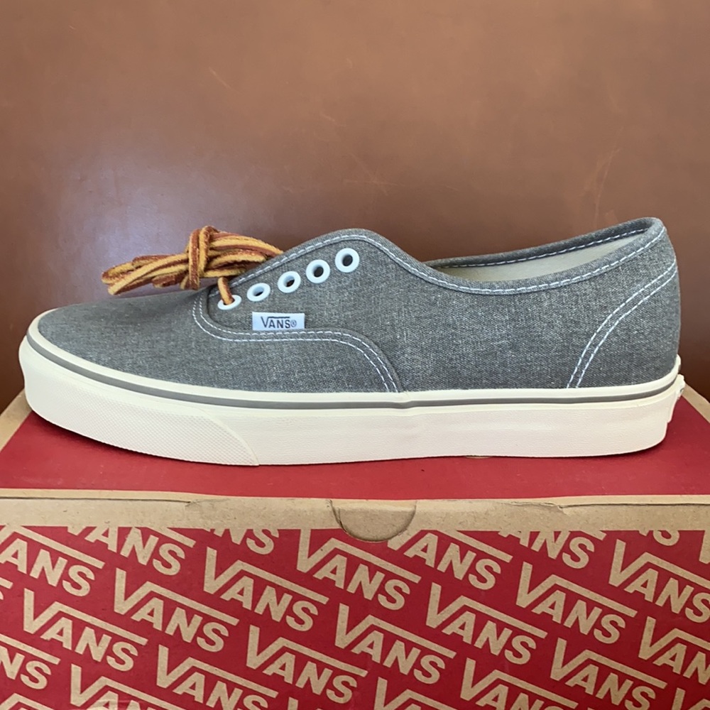 Vans x J.Crew washed canvas gray Size M 8.5 & W 10